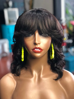 Glueless Unit- Sandy 14” Natural Brown 1B