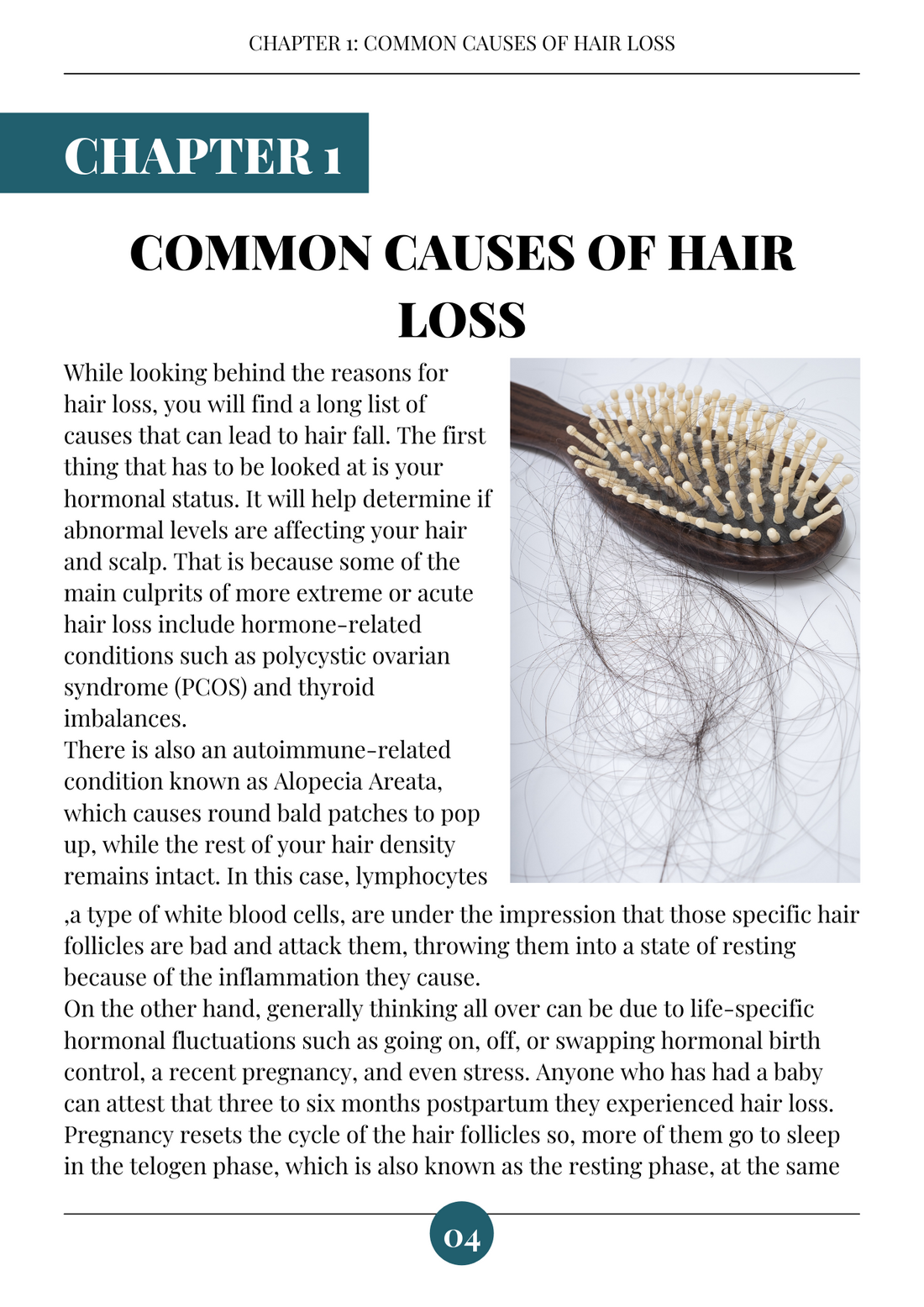 FREE DOWNLOAD EBOOK “ How to fight hair loss and alopecia”