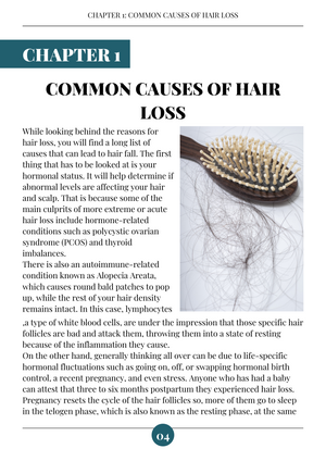 FREE DOWNLOAD EBOOK “ How to fight hair loss and alopecia”