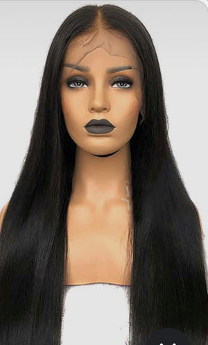 13x6 lace front 180% Density "Mink Straight"